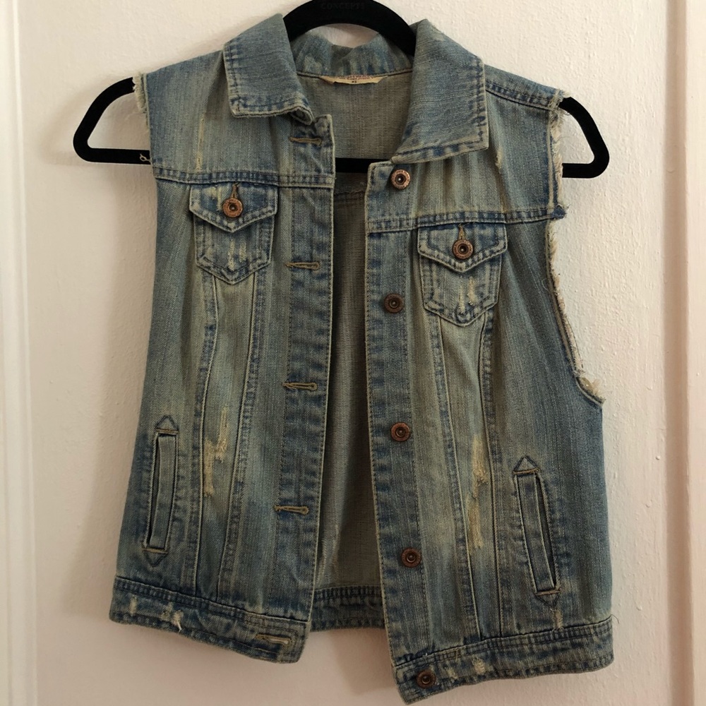 Denim vest